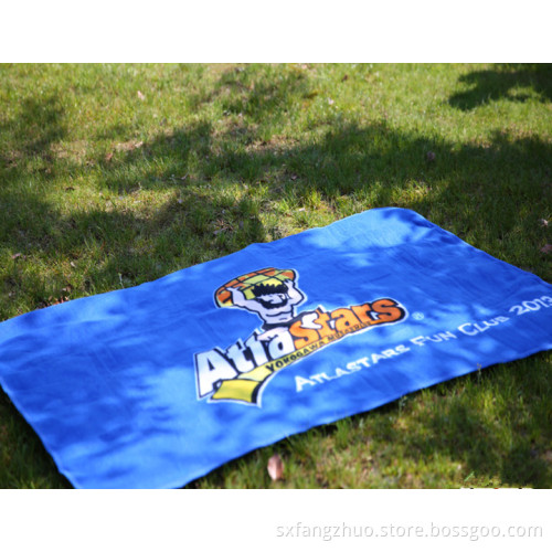 Plüschdecke für Wechselstromraum Soft Komfortable Custom Print Logo Camp Decke warme Reisedecke Geschenk